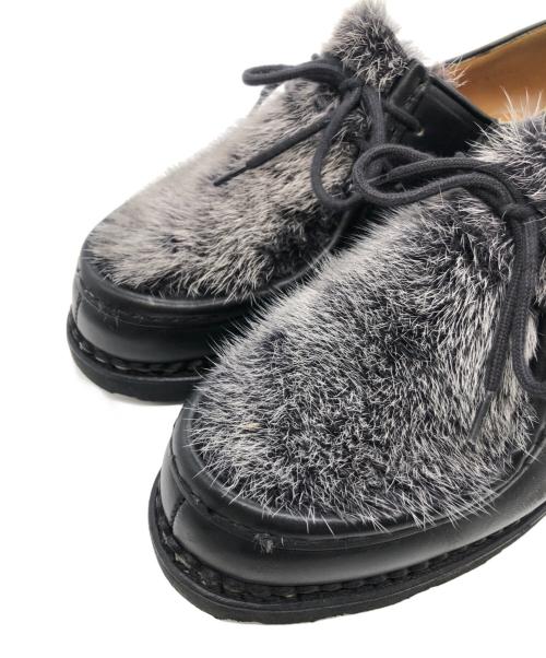 PARABOOT（パラブーツ）PARABOOT (パラブーツ) MICHAEL NOIR MINK PARABOOT ブラック×グレー サイズ:R41 1/2の古着・服飾アイテム
