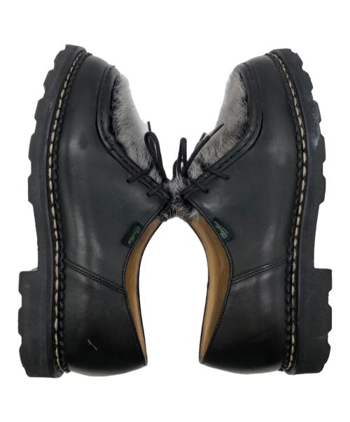 PARABOOT（パラブーツ）PARABOOT (パラブーツ) MICHAEL NOIR MINK PARABOOT ブラック×グレー サイズ:R41 1/2の古着・服飾アイテム