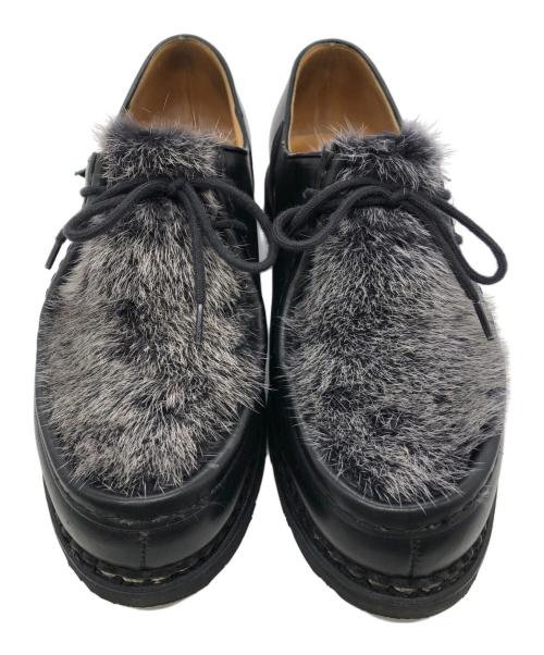 PARABOOT（パラブーツ）PARABOOT (パラブーツ) MICHAEL NOIR MINK PARABOOT ブラック×グレー サイズ:R41 1/2の古着・服飾アイテム