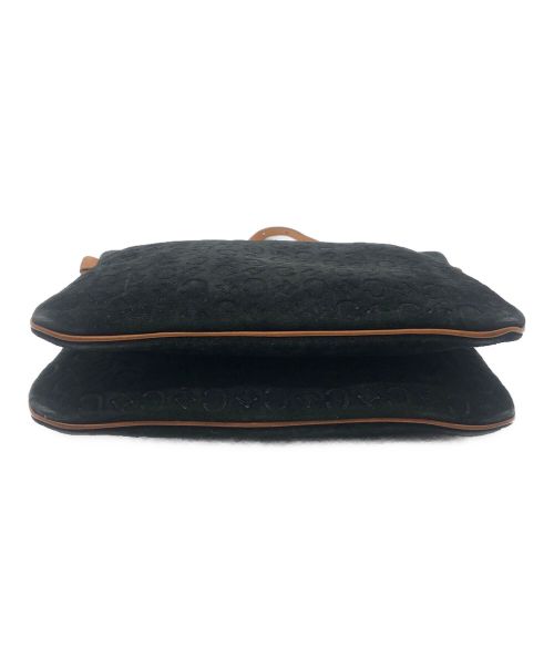 CELINE（セリーヌ）CELINE (セリーヌ) ショルダーバッグ ブラック×ブラウンの古着・服飾アイテム