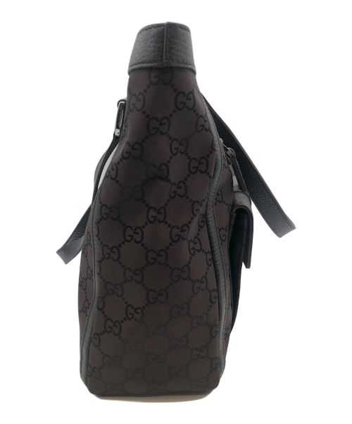 GUCCI（グッチ）GUCCI (グッチ) GGキャンバス　トートバッグ ブラウンの古着・服飾アイテム