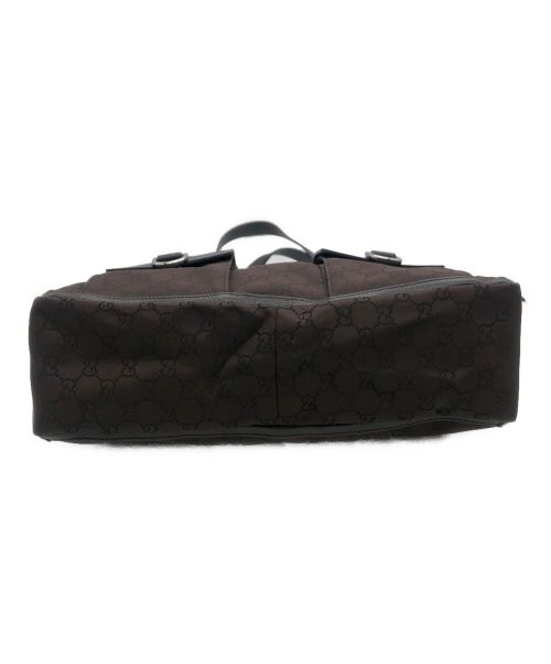 GUCCI（グッチ）GUCCI (グッチ) GGキャンバス　トートバッグ ブラウンの古着・服飾アイテム