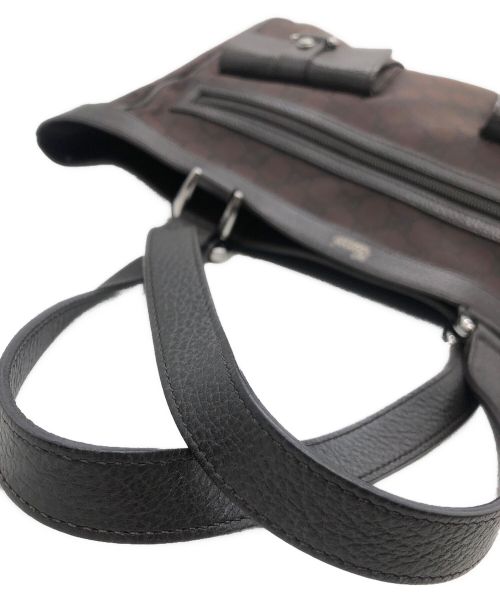 GUCCI（グッチ）GUCCI (グッチ) GGキャンバス　トートバッグ ブラウンの古着・服飾アイテム