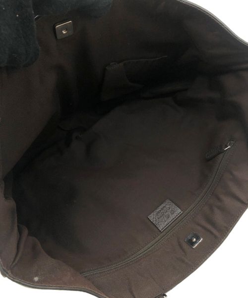 GUCCI（グッチ）GUCCI (グッチ) GGキャンバス　トートバッグ ブラウンの古着・服飾アイテム