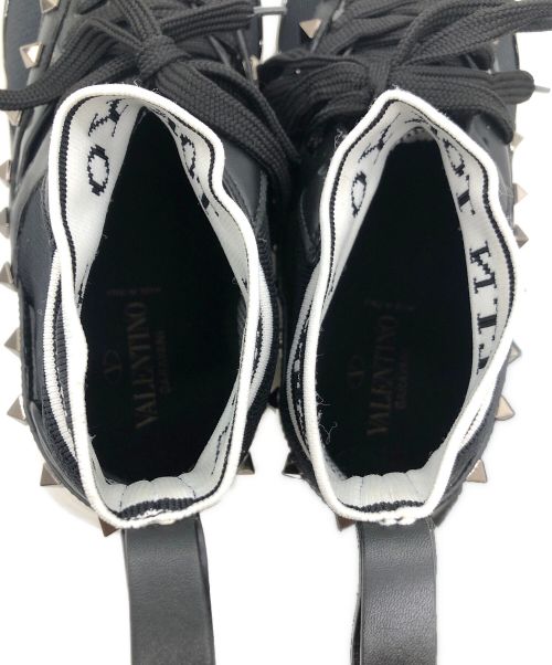 VALENTINO（ヴァレンティノ）VALENTINO (ヴァレンティノ) スタッズソックススニーカー ブラック サイズ:表記無しの古着・服飾アイテム