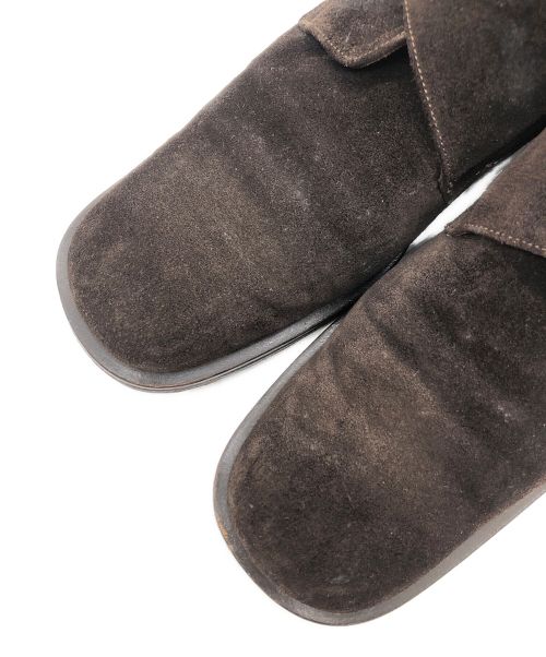 GUCCI（グッチ）GUCCI (グッチ) スウェードチャッカブーツ ブラウン サイズ:36 1/2の古着・服飾アイテム