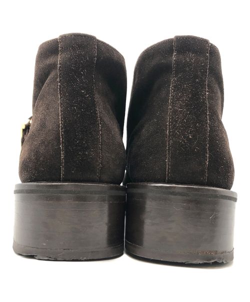GUCCI（グッチ）GUCCI (グッチ) スウェードチャッカブーツ ブラウン サイズ:36 1/2の古着・服飾アイテム