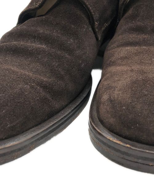 GUCCI（グッチ）GUCCI (グッチ) スウェードチャッカブーツ ブラウン サイズ:36 1/2の古着・服飾アイテム