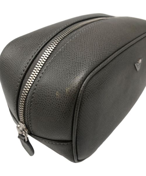 EMPORIO ARMANI（エンポリオ アルマーニ）EMPORIO ARMANI (エンポリオアルマーニ) セカンドバッグ グレーの古着・服飾アイテム