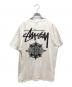 stussy (ステューシー) GANGSTARR　半袖カットソー ブラック×ホワイト サイズ:SIZE M：6000円