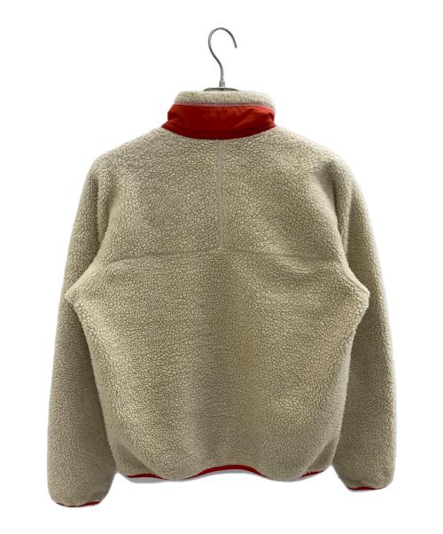 Patagonia（パタゴニア）Patagonia (パタゴニア) クラシックレトロXジャケット ベージュ×レッド サイズ:Sの古着・服飾アイテム