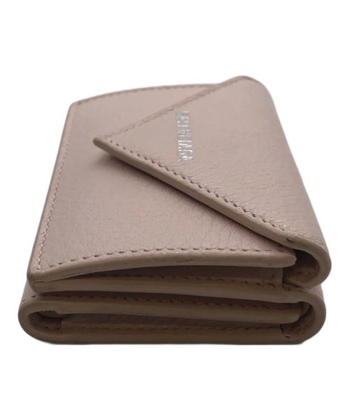 BALENCIAGA（バレンシアガ）BALENCIAGA (バレンシアガ) ペーパーミニウォレット ピンクの古着・服飾アイテム