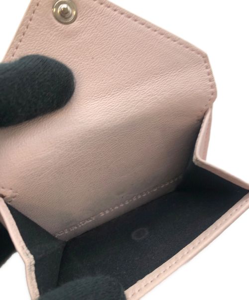 BALENCIAGA（バレンシアガ）BALENCIAGA (バレンシアガ) ペーパーミニウォレット ピンクの古着・服飾アイテム