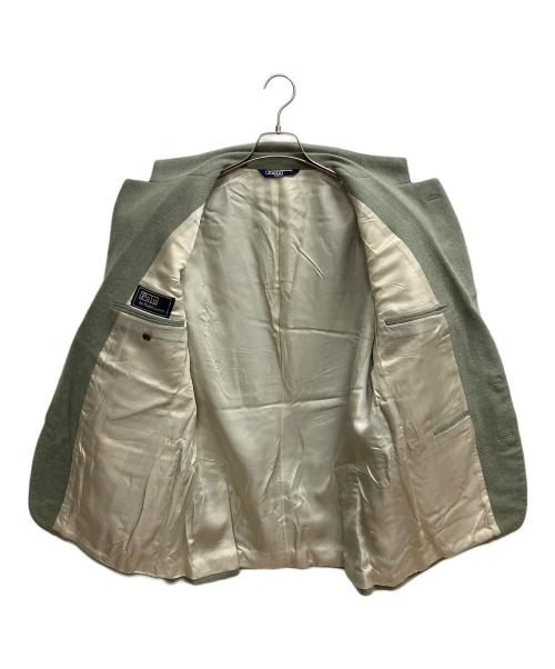 POLO（ポロ・ラルフローレン）POLO (ポロ・ラルフローレン) ウールテーラードジャケット グリーン サイズ:SIZE 不明の古着・服飾アイテム