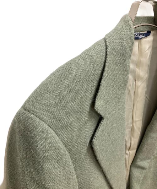 POLO（ポロ・ラルフローレン）POLO (ポロ・ラルフローレン) ウールテーラードジャケット グリーン サイズ:SIZE 不明の古着・服飾アイテム