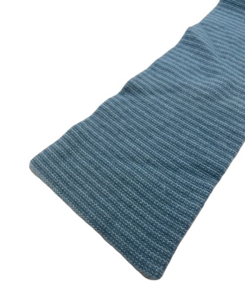 HERMES（エルメス）HERMES (エルメス) マフラー ブルーの古着・服飾アイテム