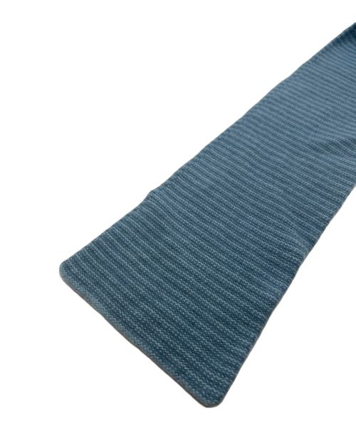 HERMES（エルメス）HERMES (エルメス) マフラー ブルーの古着・服飾アイテム