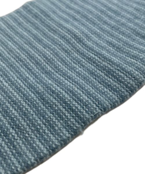 HERMES（エルメス）HERMES (エルメス) マフラー ブルーの古着・服飾アイテム