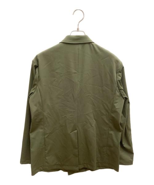 UNITED TOKYO（ユナイテッドトーキョー）UNITED TOKYO (ユナイテッドトーキョー) ストレッチツイルオーバーサイズダブルジャケット カーキ サイズ:SIZE 2の古着・服飾アイテム