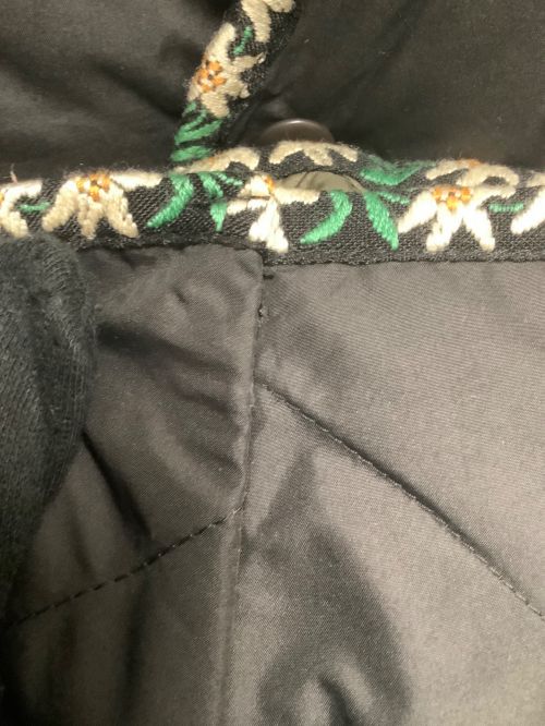 Rocky Mountain FeatherBed（ロッキーマウンテンフェザーベッド）Rocky Mountain FeatherBed (ロッキーマウンテンフェザーベッド) fennica (フェニカ) 6Month チロリアン ダウンジャケット ブラック サイズ:SIZE 36の古着・服飾アイテム