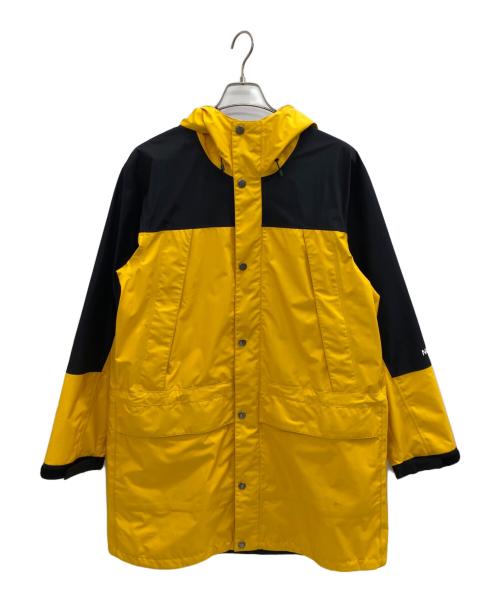 THE NORTH FACE（ザ ノース フェイス）THE NORTH FACE (ザ ノース フェイス) マウンテンレインテックスコート イエロー×ブラック サイズ:Lの古着・服飾アイテム