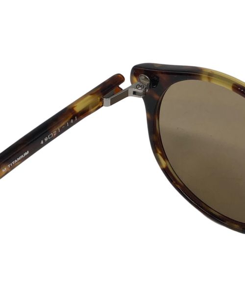 金子眼鏡（カネコガンキョウ）金子眼鏡 (カネコガンキョウ) サングラス ブラウン サイズ:49□21-141の古着・服飾アイテム