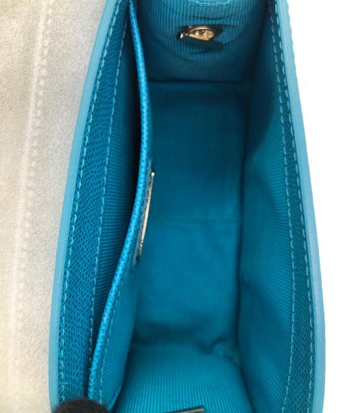 FURLA（フルラ）FURLA (フルラ) チェーンショルダーバッグ ブルーの古着・服飾アイテム