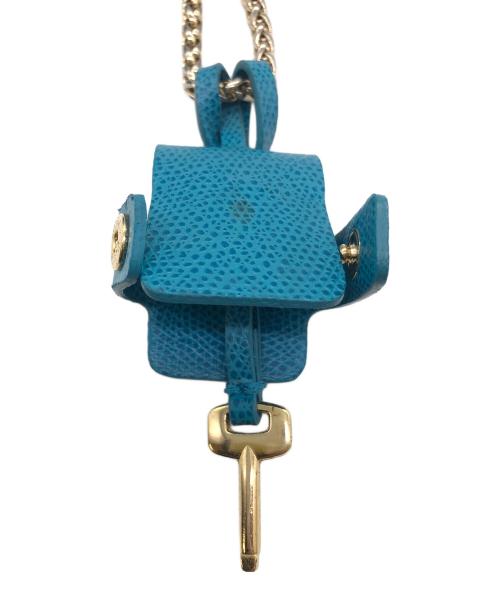 FURLA（フルラ）FURLA (フルラ) チェーンショルダーバッグ ブルーの古着・服飾アイテム