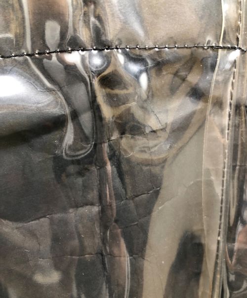 GUCCI（グッチ）GUCCI (グッチ) COMME des GARCONS (コムデギャルソン) シェリーラインPVCトートバッグ ブラック×グリーンの古着・服飾アイテム