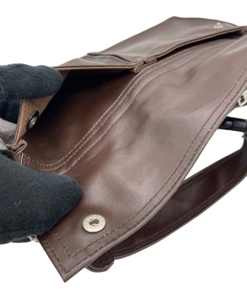 PORTER（ポーター）PORTER (ポーター) フリースタイルボディバッグ ダークブラウンの古着・服飾アイテム