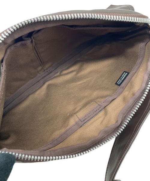 PORTER（ポーター）PORTER (ポーター) フリースタイルボディバッグ ダークブラウンの古着・服飾アイテム