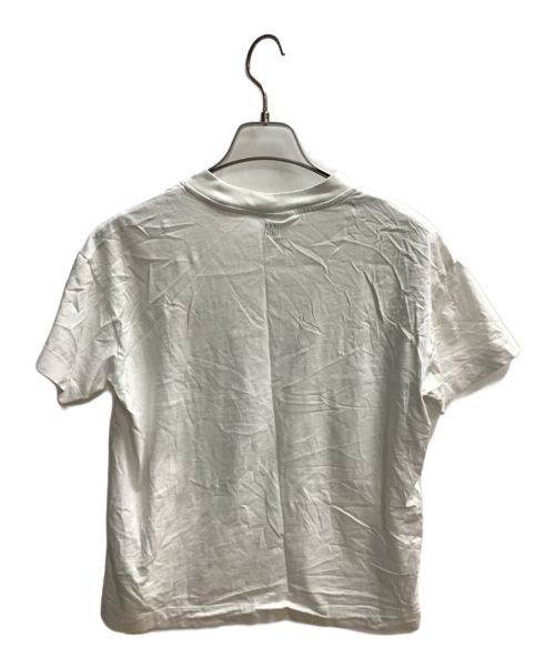 ami（アミ）ami (アミ) ロゴTシャツ ホワイト サイズ:Sの古着・服飾アイテム