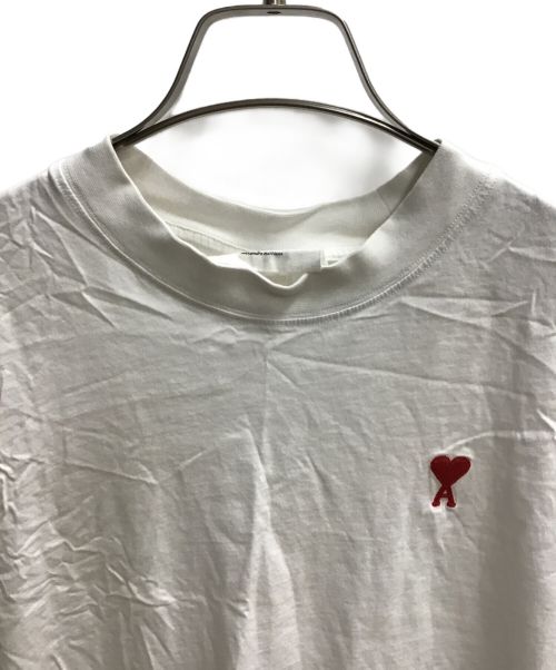 ami（アミ）ami (アミ) ロゴTシャツ ホワイト サイズ:Sの古着・服飾アイテム