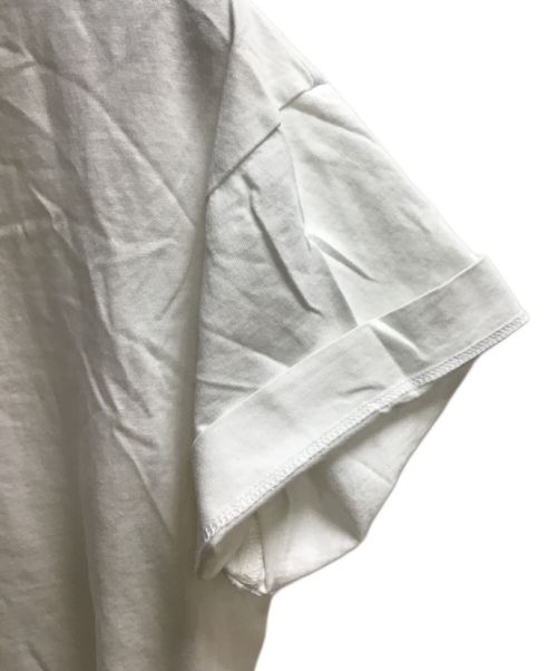 ami（アミ）ami (アミ) ロゴTシャツ ホワイト サイズ:Sの古着・服飾アイテム