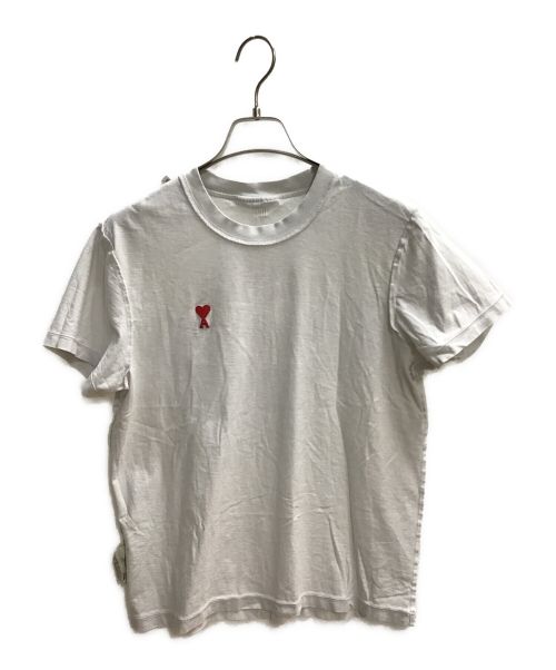 ami（アミ）ami (アミ) ロゴTシャツ ホワイト サイズ:SIZE Sの古着・服飾アイテム