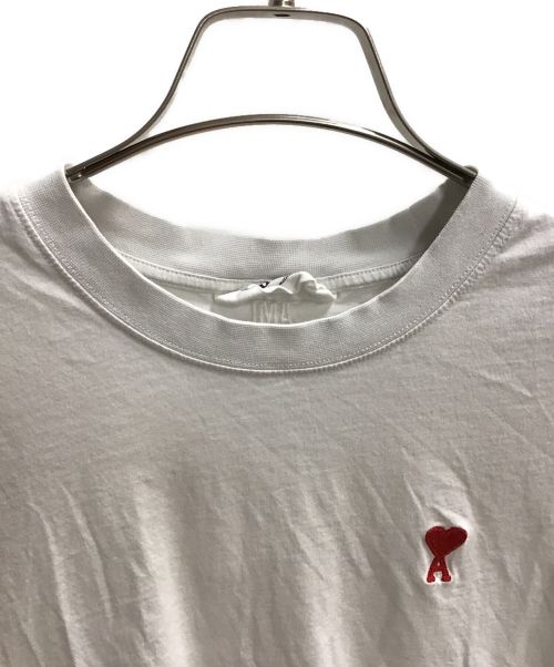 ami（アミ）ami (アミ) ロゴTシャツ ホワイト サイズ:SIZE Sの古着・服飾アイテム