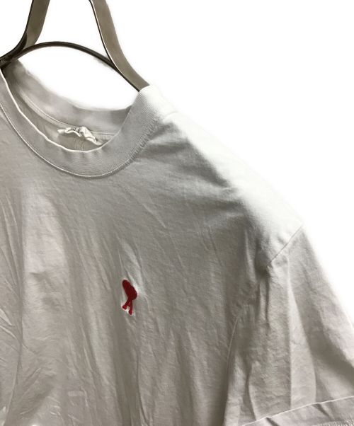 ami（アミ）ami (アミ) ロゴTシャツ ホワイト サイズ:SIZE Sの古着・服飾アイテム