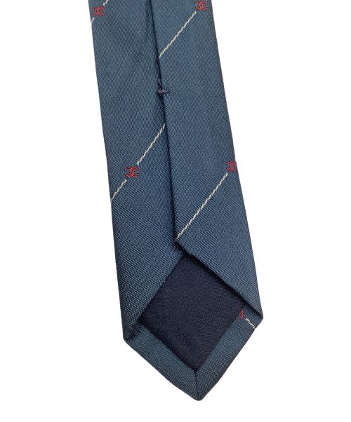 CHANEL（シャネル）CHANEL (シャネル) ネクタイ ネイビー×レッド サイズ:FREEの古着・服飾アイテム