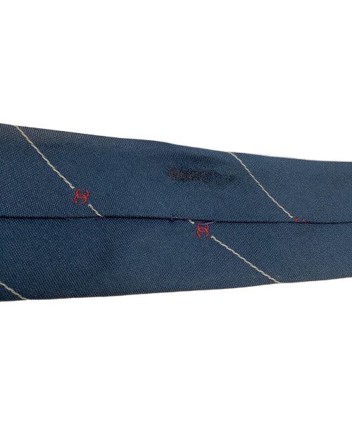 CHANEL（シャネル）CHANEL (シャネル) ネクタイ ネイビー×レッド サイズ:FREEの古着・服飾アイテム