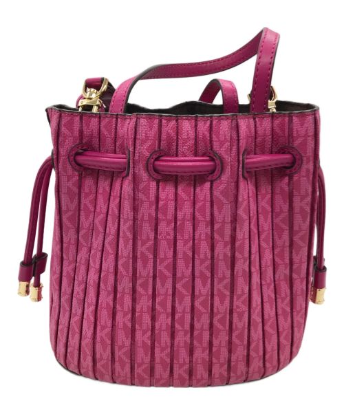MICHAEL KORS（マイケル・コース）MICHAEL KORS (マイケルコース) 2WAYバッグ ショッキングピンクの古着・服飾アイテム