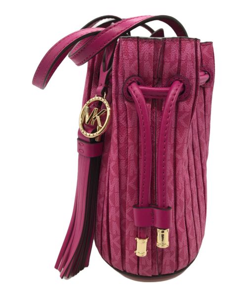 MICHAEL KORS（マイケル・コース）MICHAEL KORS (マイケルコース) 2WAYバッグ ショッキングピンクの古着・服飾アイテム