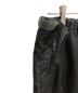 中古・古着 PRADA (プラダ) ラバーパッチナイロントラックロングパンツ ブラック サイズ:46：30000円