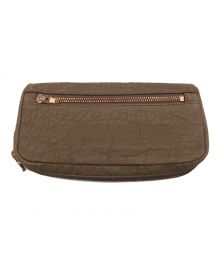 ALEXANDER WANG（アレキサンダー・ワン）の古着「Fumo Continental Leather Wallet」｜ベージュ