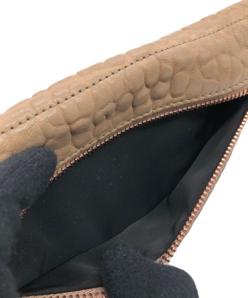 ALEXANDER WANG（アレキサンダー・ワン）ALEXANDER WANG (アレキサンダーワン) Fumo Continental Leather Wallet ベージュの古着・服飾アイテム