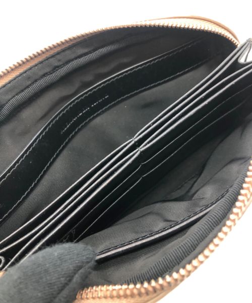 ALEXANDER WANG（アレキサンダー・ワン）ALEXANDER WANG (アレキサンダーワン) Fumo Continental Leather Wallet ベージュの古着・服飾アイテム