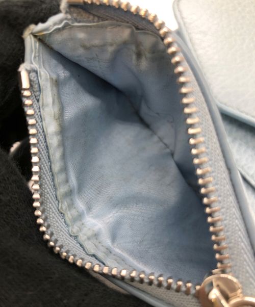 Maison Margiela（メゾンマルジェラ）Maison Margiela (メゾンマルジェラ) ENVELOPE WALLET スカイブルーの古着・服飾アイテム