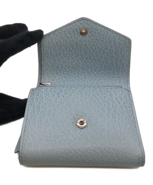 Maison Margiela（メゾンマルジェラ）Maison Margiela (メゾンマルジェラ) ENVELOPE WALLET スカイブルーの古着・服飾アイテム