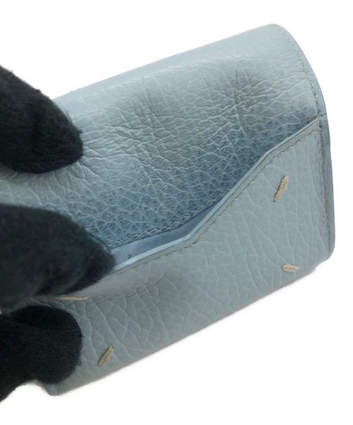 Maison Margiela（メゾンマルジェラ）Maison Margiela (メゾンマルジェラ) ENVELOPE WALLET スカイブルーの古着・服飾アイテム