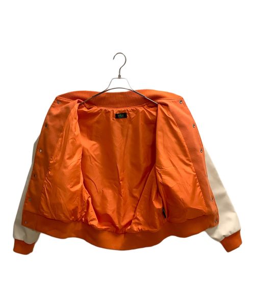 A FEW GOOD KIDS（アフューグッドキッズ）A FEW GOOD KIDS (アフューグッドキッズ) スタジャン ベージュ×オレンジ サイズ:SIZE Mの古着・服飾アイテム