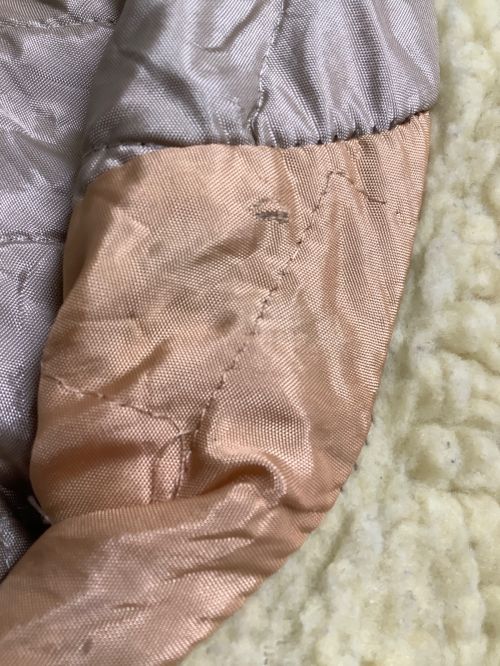 Sears（シアーズ）Sears (シアーズ) ボアランチコート インディゴ×イエロー サイズ:38-Rの古着・服飾アイテム